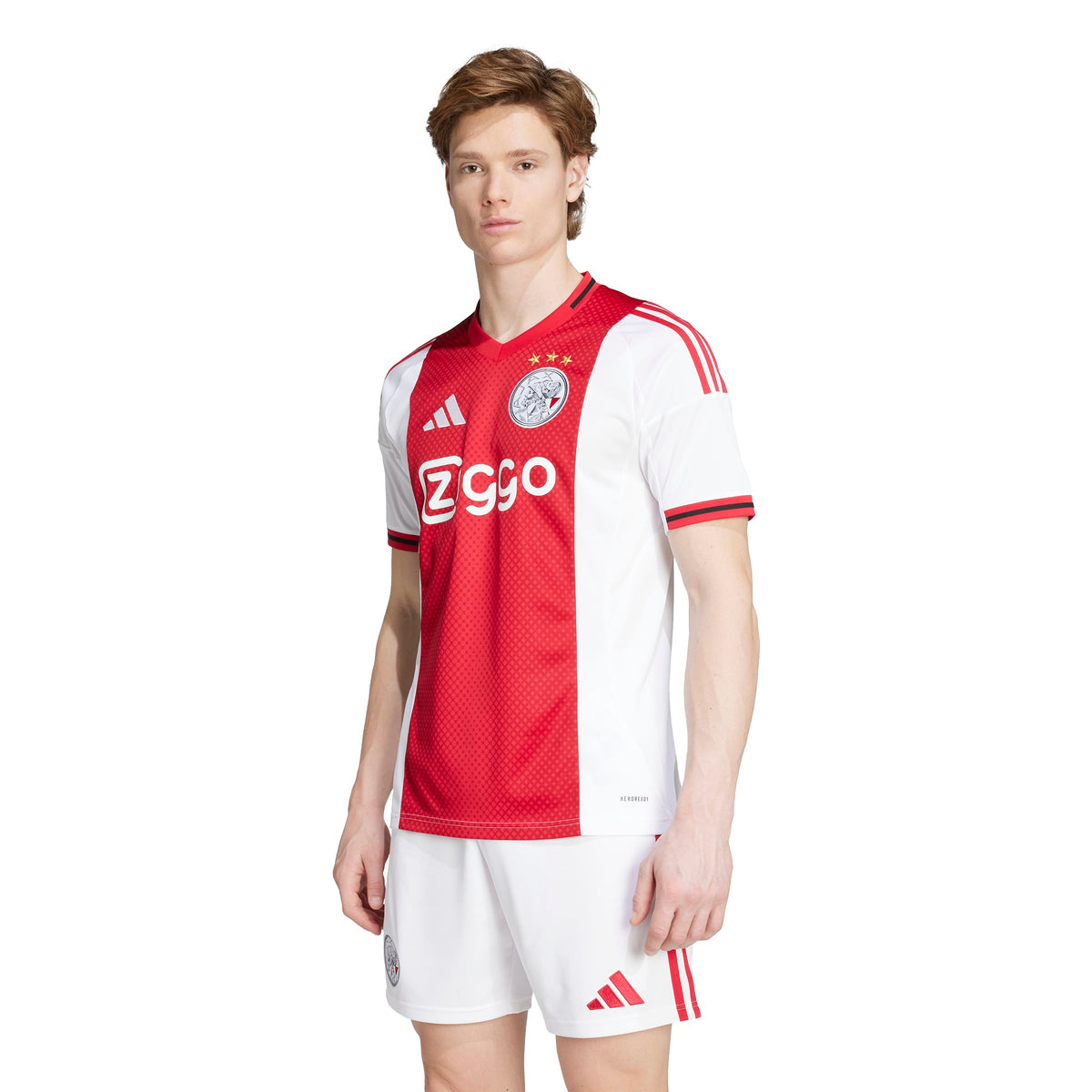 Ajax Eredivisie Adidas Men Red 2025/26 Home Replica Jersey product image 7, provided for visual reference and product detail