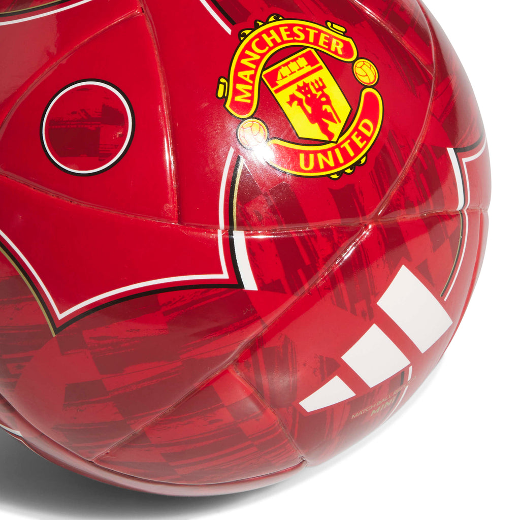 Manchester United EPL Adidas 2025 Mini Home Soccer Ball product image 3, provided for visual reference and product detail