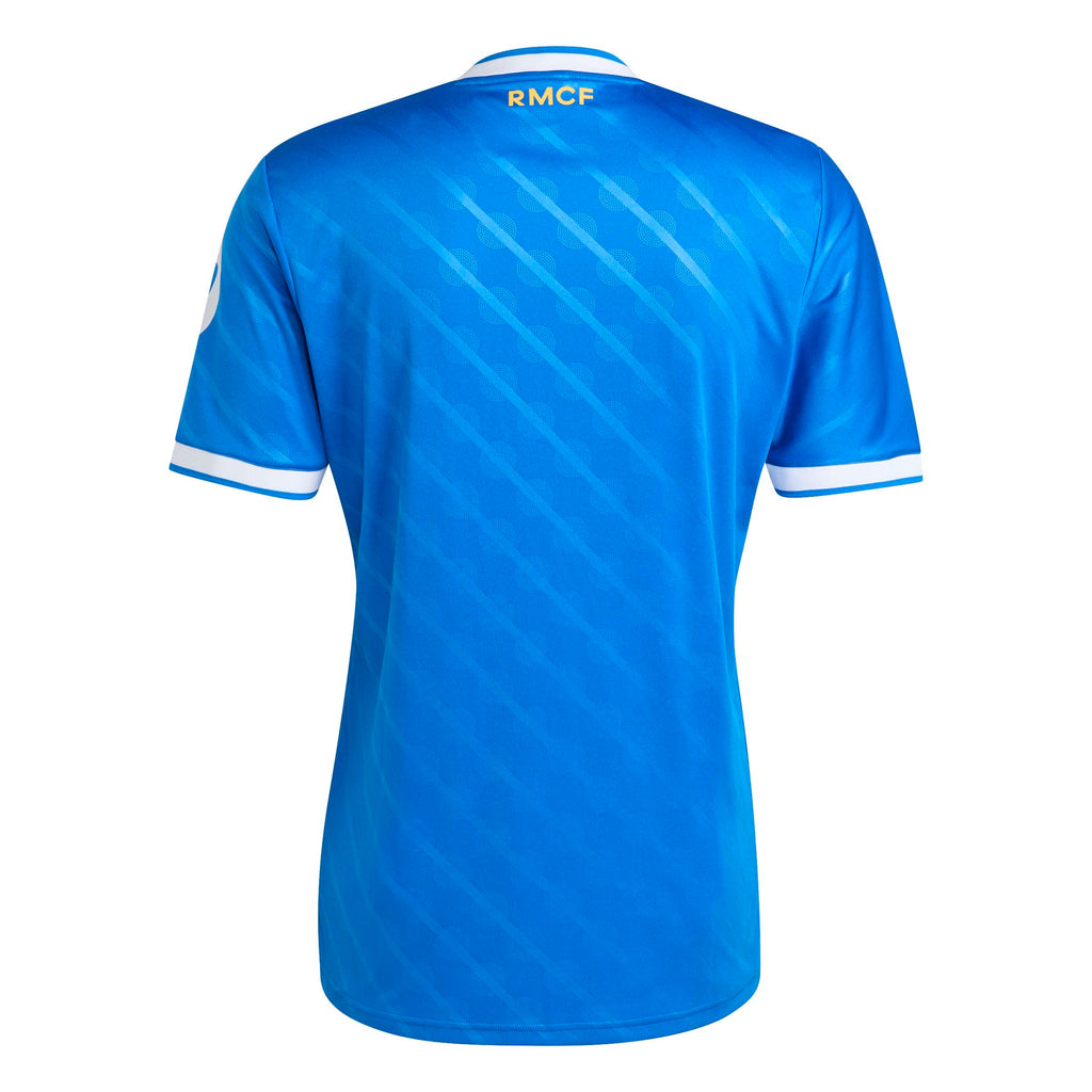 Real Madrid La Liga Adidas Men Blue 2025/26 Replica Third Jersey product image 2, provided for visual reference and product