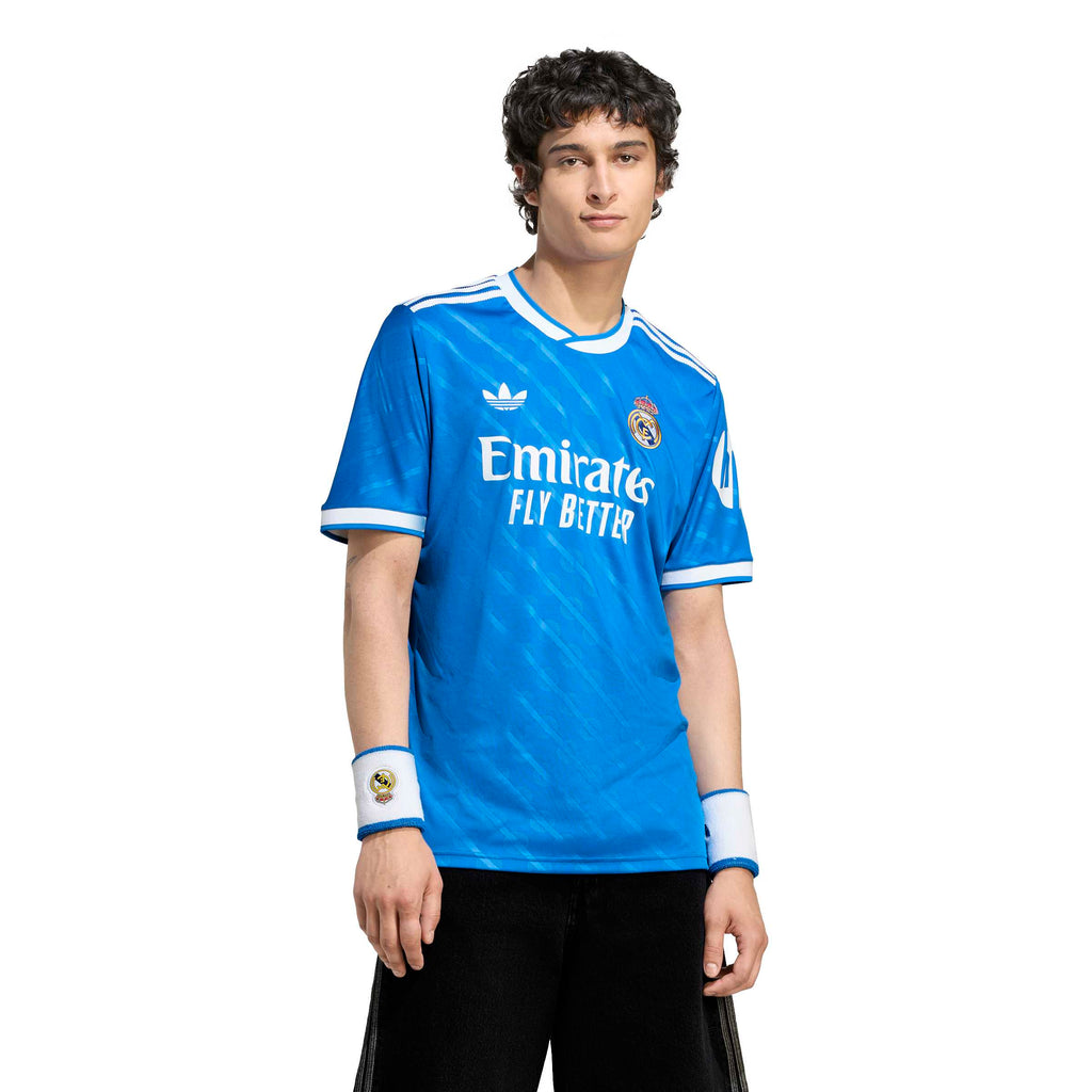 Real Madrid La Liga Adidas Men Blue 2025/26 Replica Third Jersey product image 3, provided for visual reference and product