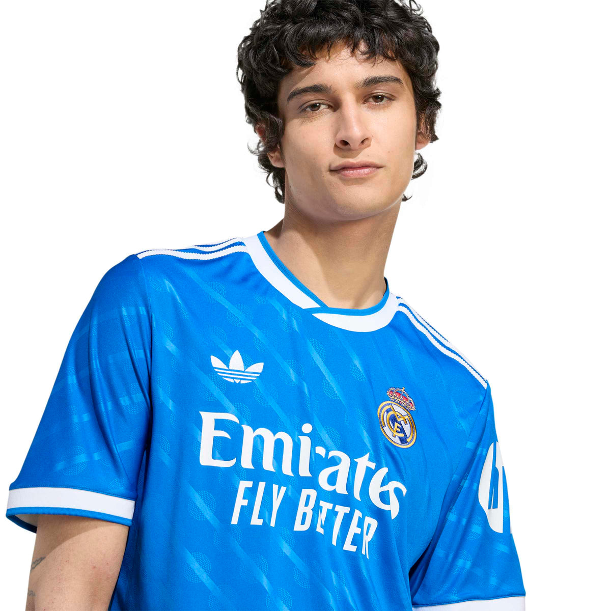 Real Madrid La Liga Adidas Men Blue 2025/26 Replica Third Jersey product image 6, provided for visual reference and product