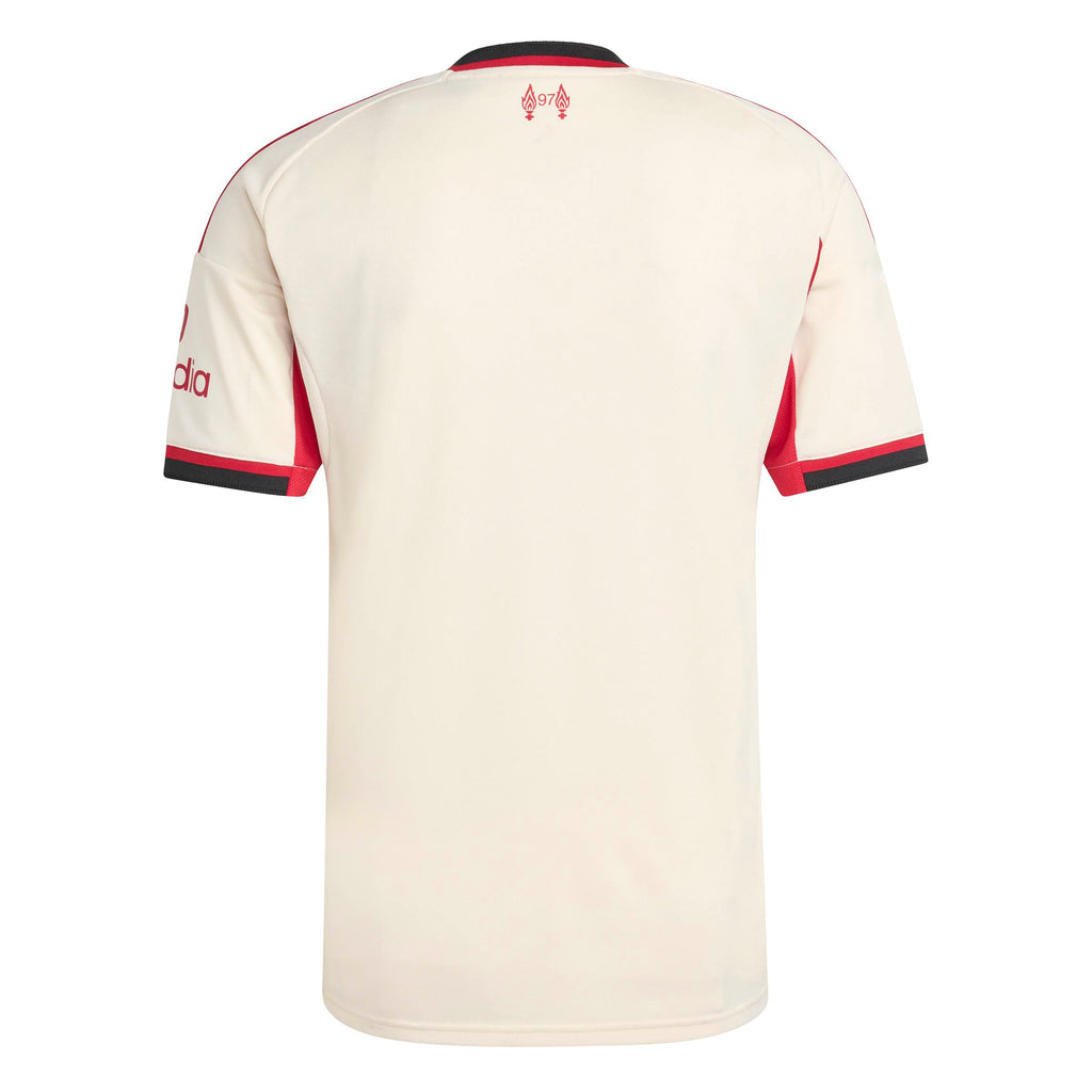 Liverpool FC EPL Adidas Men Beige 2025/26 Away Replica Jersey product image 2, provided for visual reference and product