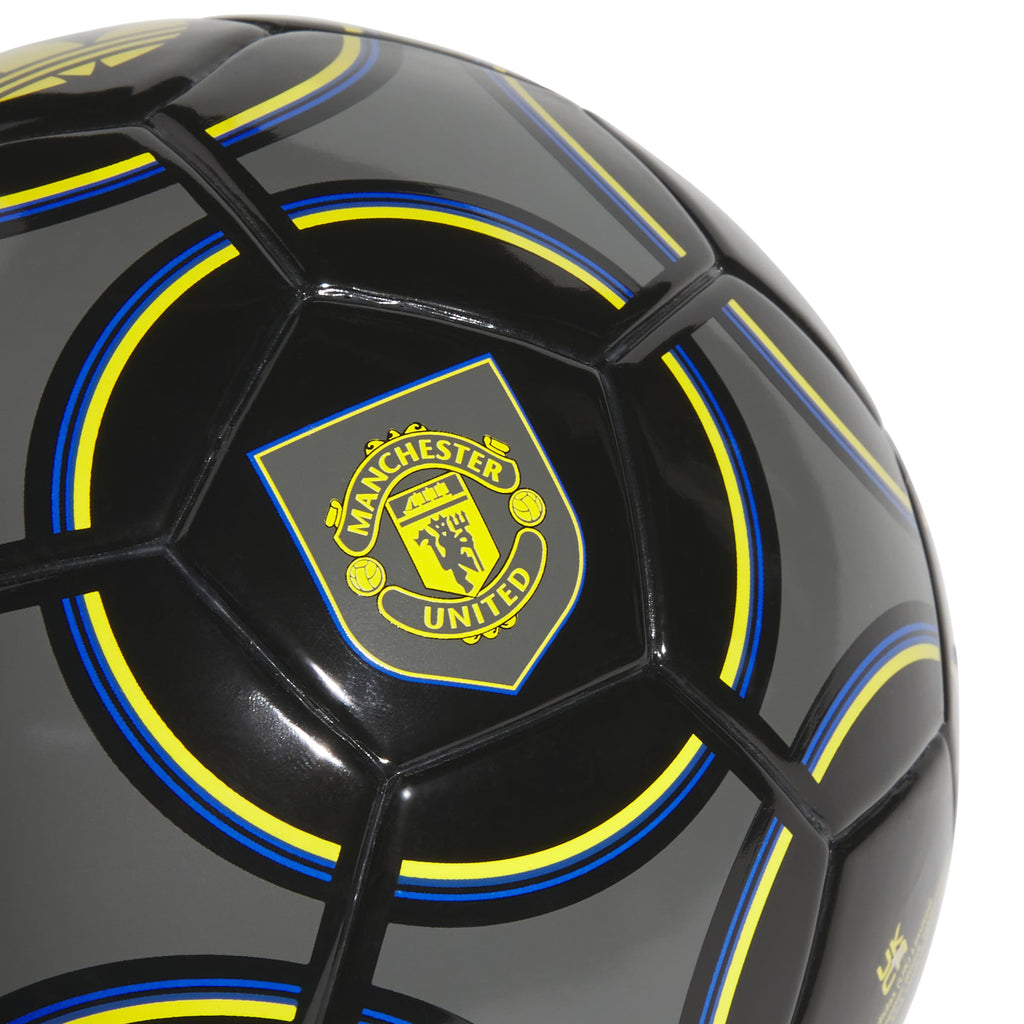 Manchester United EPL Adidas Black 2025 Mini Third Soccer Ball product image 2, provided for visual reference and product