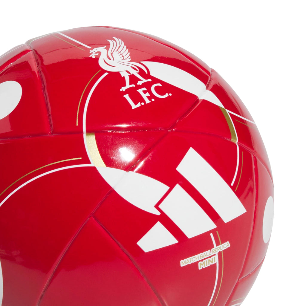 Liverpool FC EPL Adidas Red 2026 Home Mini Soccer Ball product image 2, provided for visual reference and product detail
