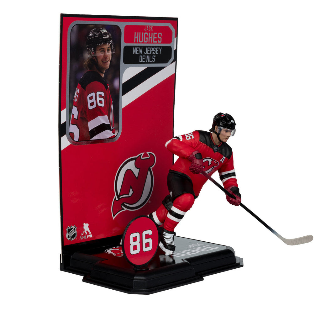 Jack Hughes New Jersey Devils NHL McFarlane Toys Home Uniform Legacy Series 7" Action Figure product image 3, provided for