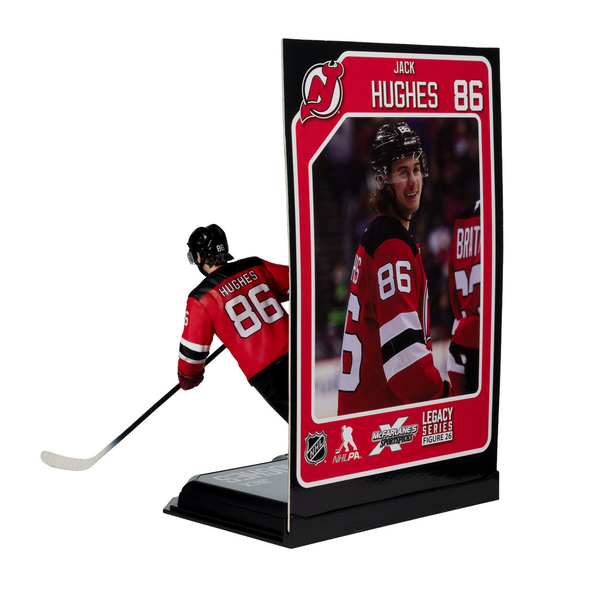 Jack Hughes New Jersey Devils NHL McFarlane Toys Home Uniform Legacy Series 7" Action Figure product image 6, provided for