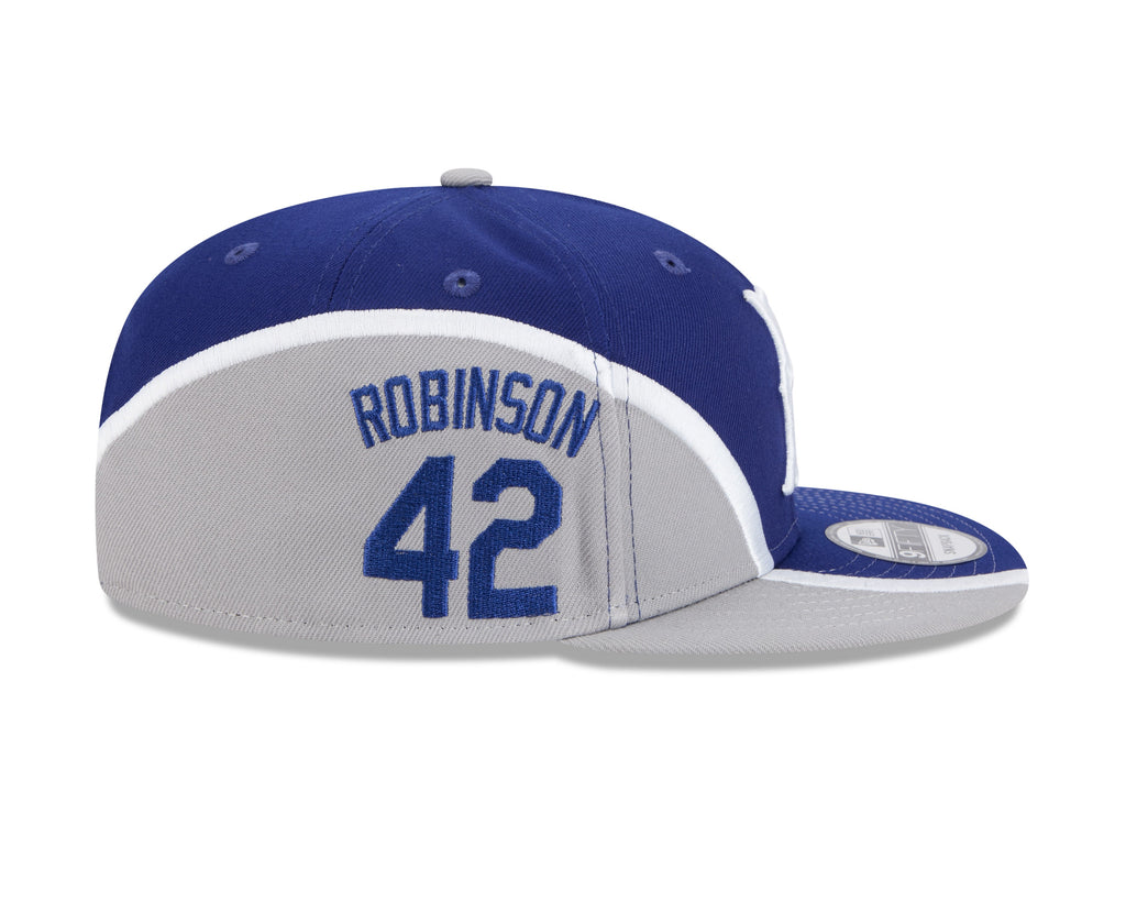 Jackie Robinson Brooklyn Dodgers MLB New Era Men Navy/Grey 9Fifty Name & Number Snapback product image 6, provided for