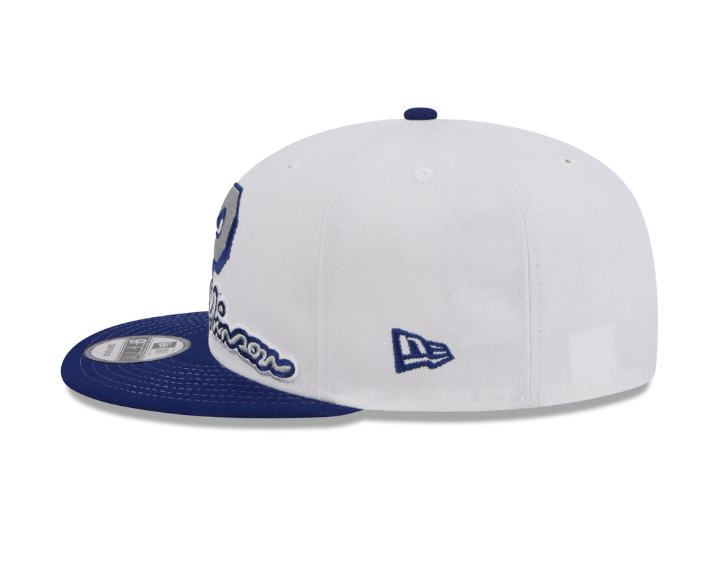 Jackie Robinson Brooklyn Dodgers MLB New Era Men White/Navy 9Fifty Signature Snapback product image 5, provided for visual
