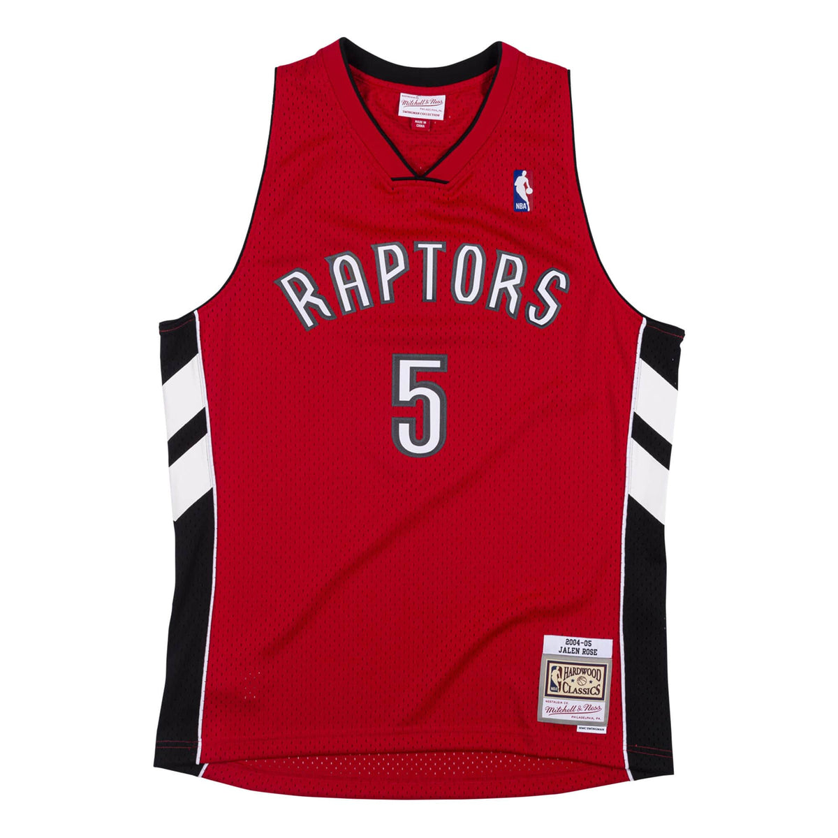 Jalen Rose Toronto Raptors NBA Mitchell & Ness Men Red 2004-05 Hardwood Classics Swingman Jersey product image 2, provided