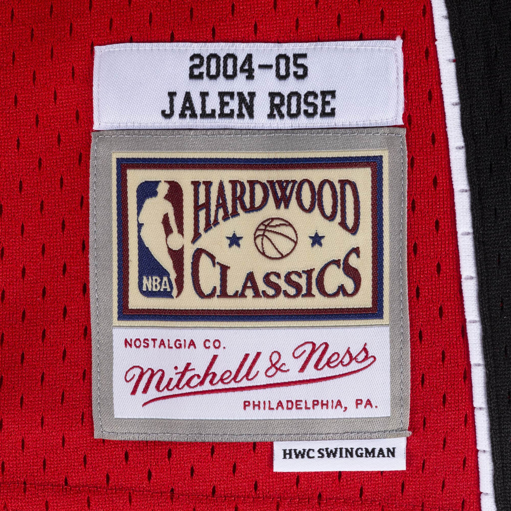 Jalen Rose Toronto Raptors NBA Mitchell & Ness Men Red 2004-05 Hardwood Classics Swingman Jersey product image 3, provided