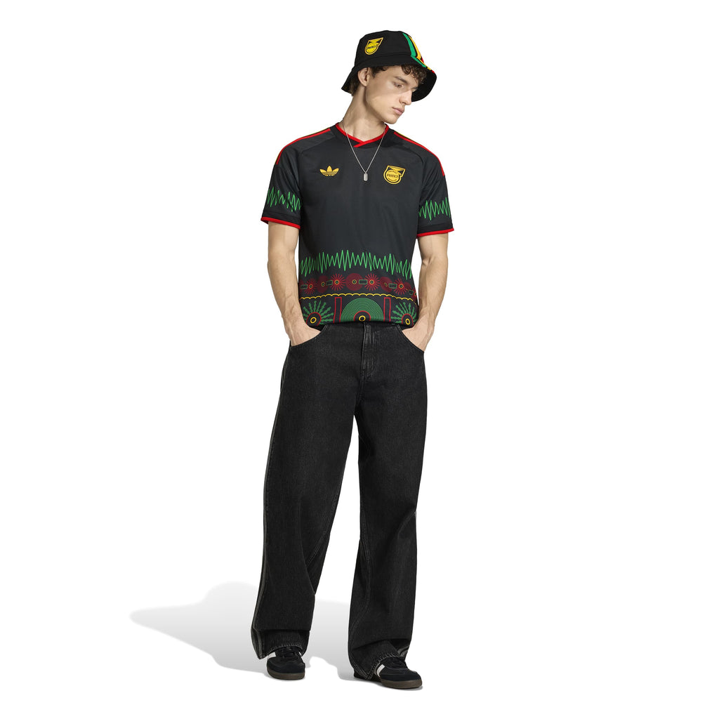Jamaica National Team FIFA Adidas Men Black 2026 Replica Away Jersey product image 5, provided for visual reference and