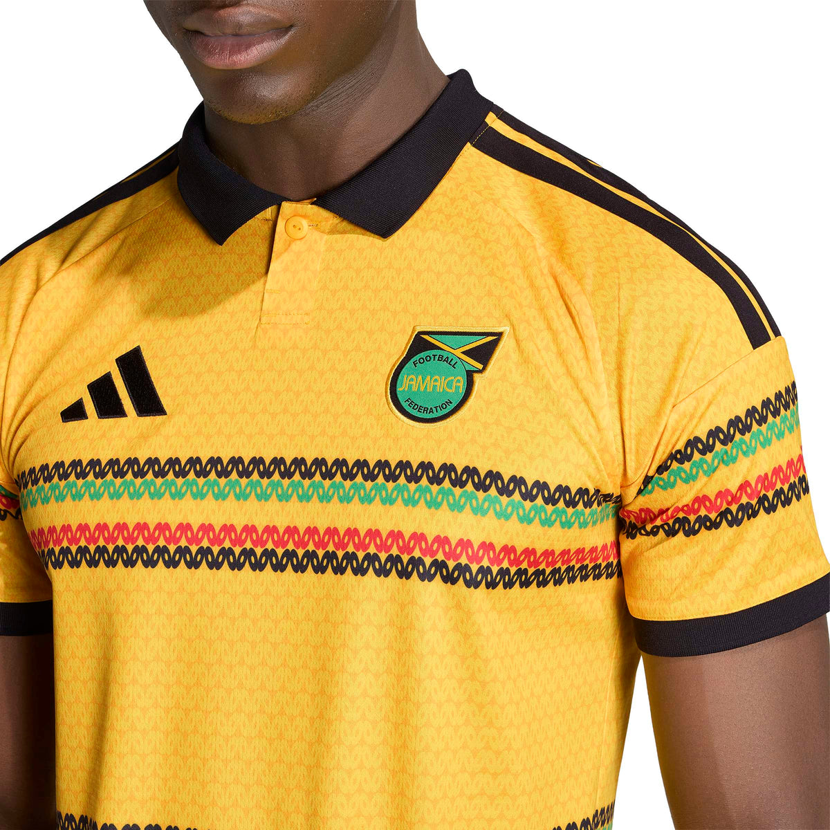Jamaica National Team FIFA Adidas Men Yellow 2026 Replica Home Jersey product image 6, provided for visual reference and