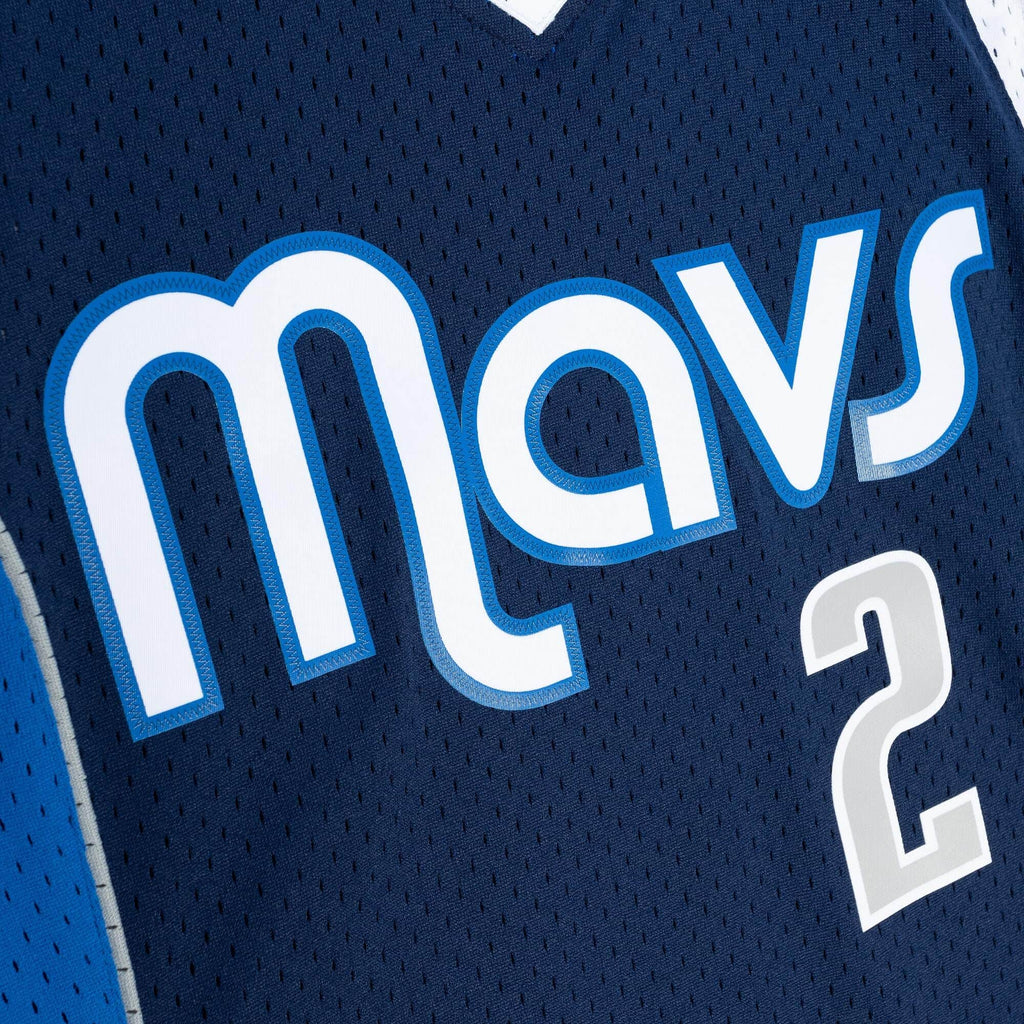 Jason Kidd Dallas Mavericks NBA Mitchell & Ness Men Navy 2011-12 Hardwood Classics Swingman Jersey product image 3, provided