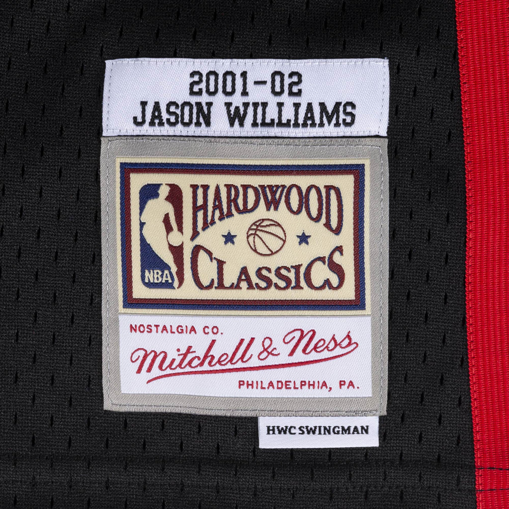 Jason Williams Memphis Grizzlies NBA Mitchell & Ness Men Black 2001-02 Hardwood Classics Swingman Jersey product image 3,