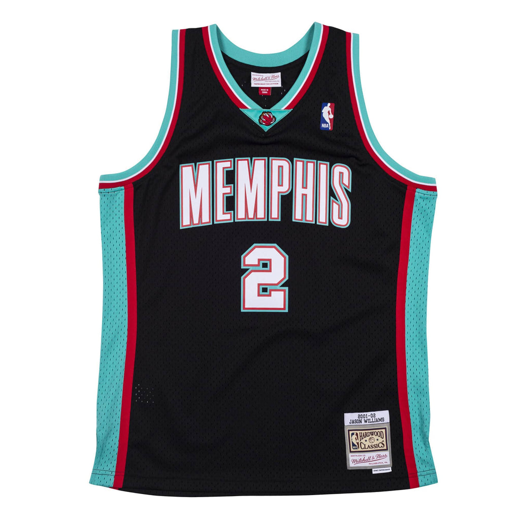 Jason Williams Memphis Grizzlies NBA Mitchell & Ness Men Black 2001-02 Hardwood Classics Swingman Jersey product image 2,