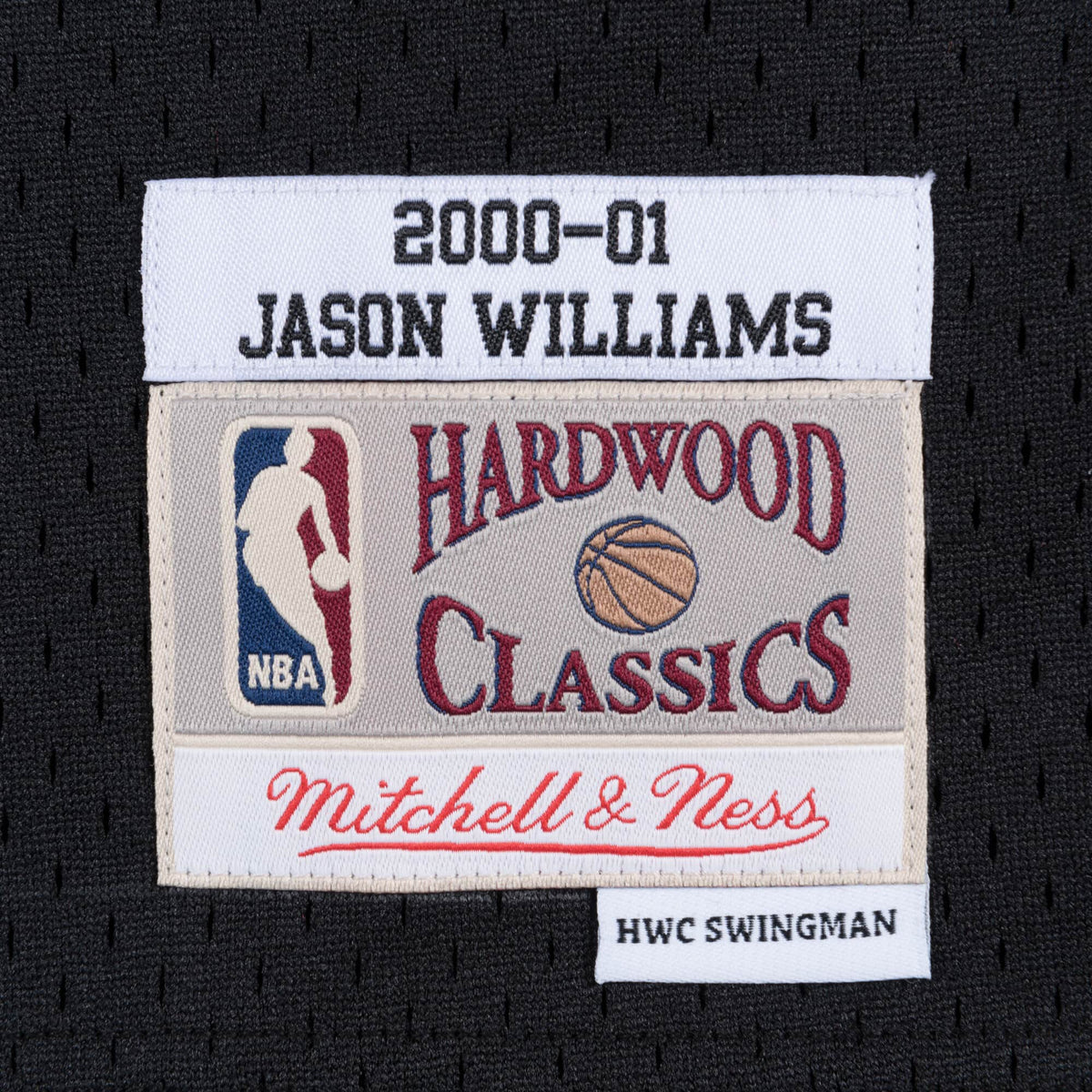 Jason Williams Sacramento Kings NBA Mitchell & Ness Men Black 2000-01 Hardwood Classics Swingman Jersey product image 3,