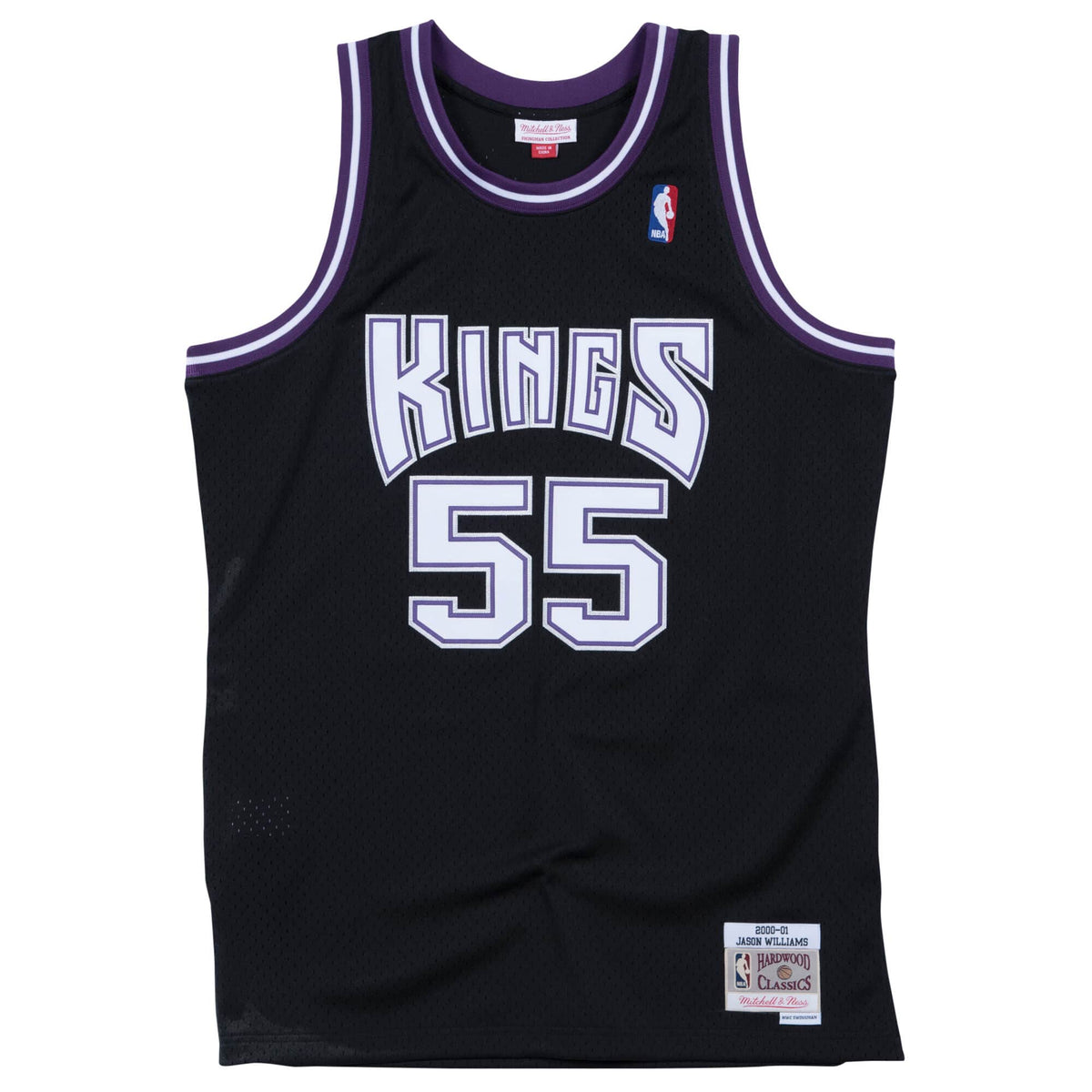 Jason Williams Sacramento Kings NBA Mitchell & Ness Men Black 2000-01 Hardwood Classics Swingman Jersey product image 2,