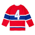 Jean Beliveau Montreal Canadiens NHL Mitchell & Ness Men Red 1957 Power Play Authentic Jersey product image 1, provided for