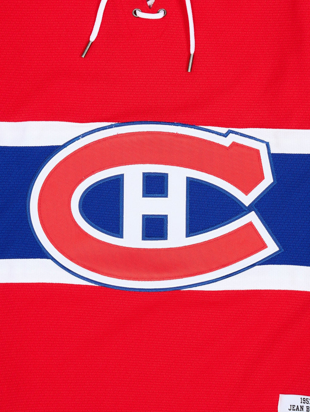 Jean Beliveau Montreal Canadiens NHL Mitchell & Ness Men Red 1957 Power Play Authentic Jersey product image 4, provided for