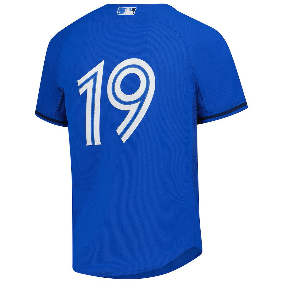 Jose Bautista Toronto Blue Jays MLB Mitchell & Ness Men Royal Blue Authentic BP Jersey product image 4, provided for visual