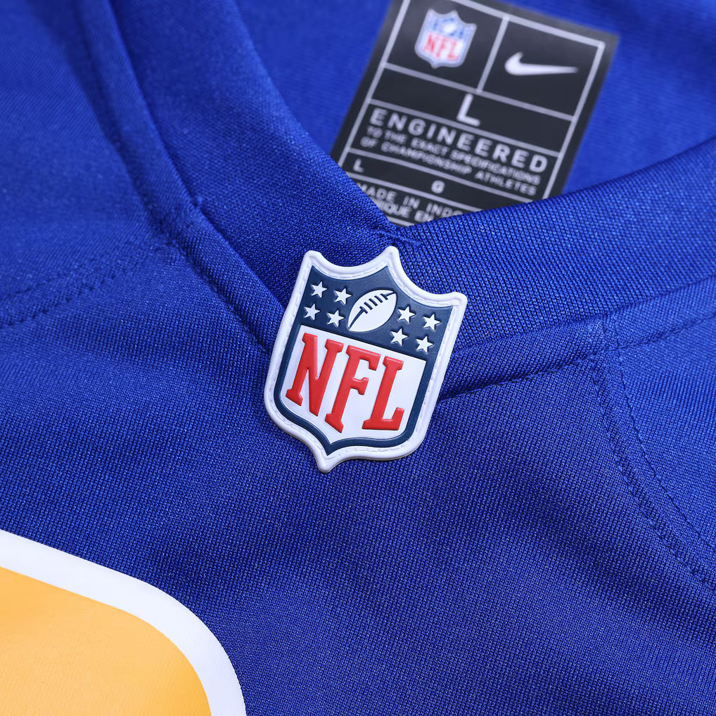 Justin Herbert Los Angeles Chargers NFL Nike Men Royal Blue Alternate Game Jersey product image 4, provided for visual