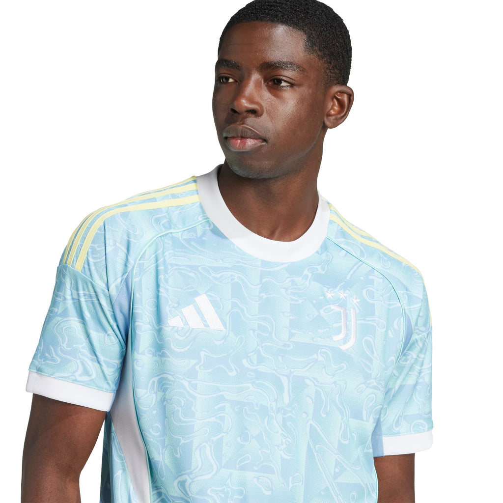 Juventus Serie A Adidas Men Ash Blue 2025/26 Away Replica Jersey product image 8, provided for visual reference and product
