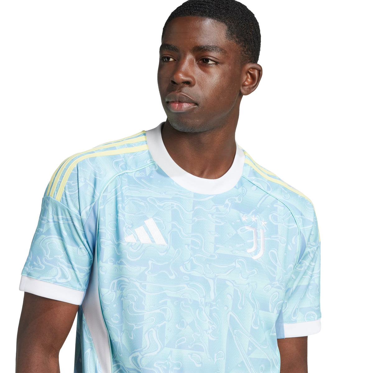 Juventus Serie A Adidas Men Ash Blue 2025/26 Away Replica Jersey product image 8, provided for visual reference and product