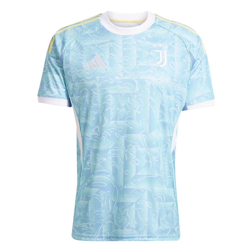 Juventus Serie A Adidas Men Ash Blue 2025/26 Away Replica Jersey product image 1, provided for visual reference and product