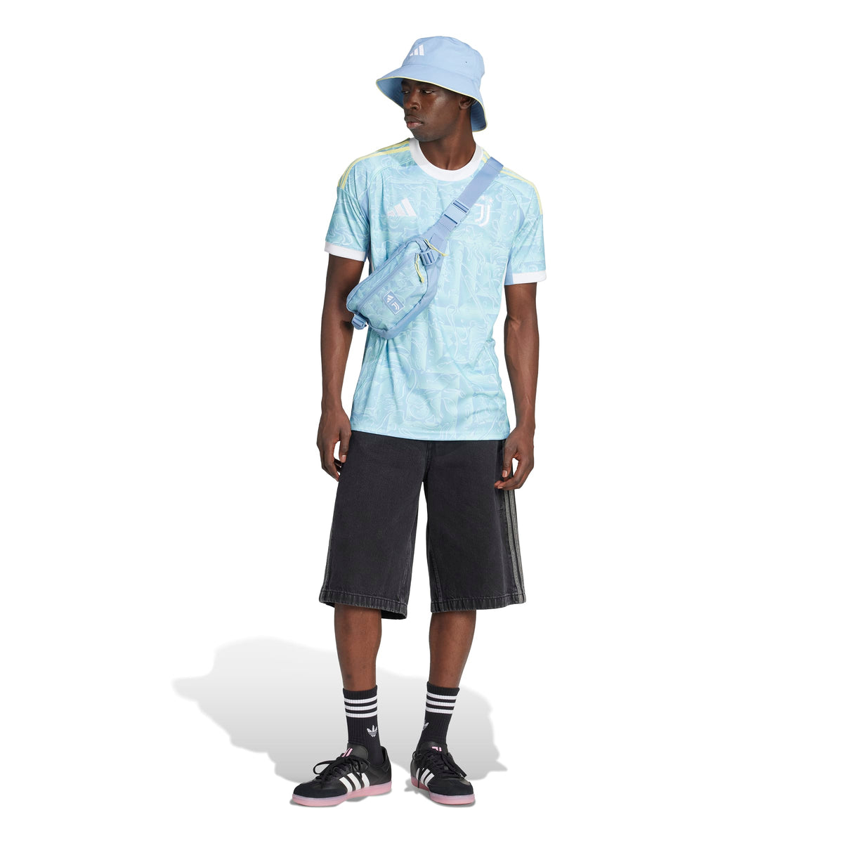 Juventus Serie A Adidas Men Ash Blue 2025/26 Away Replica Jersey product image 6, provided for visual reference and product