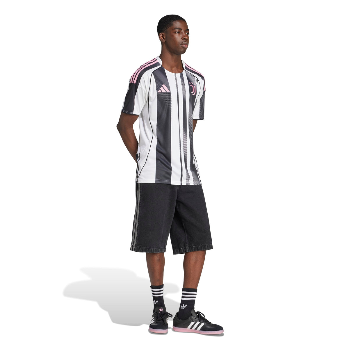 Juventus Serie A Adidas Men White 2025/26 Home Replica Jersey product image 5, provided for visual reference and product