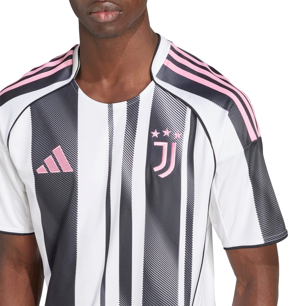 Juventus Serie A Adidas Men White 2025/26 Home Replica Jersey product image 7, provided for visual reference and product