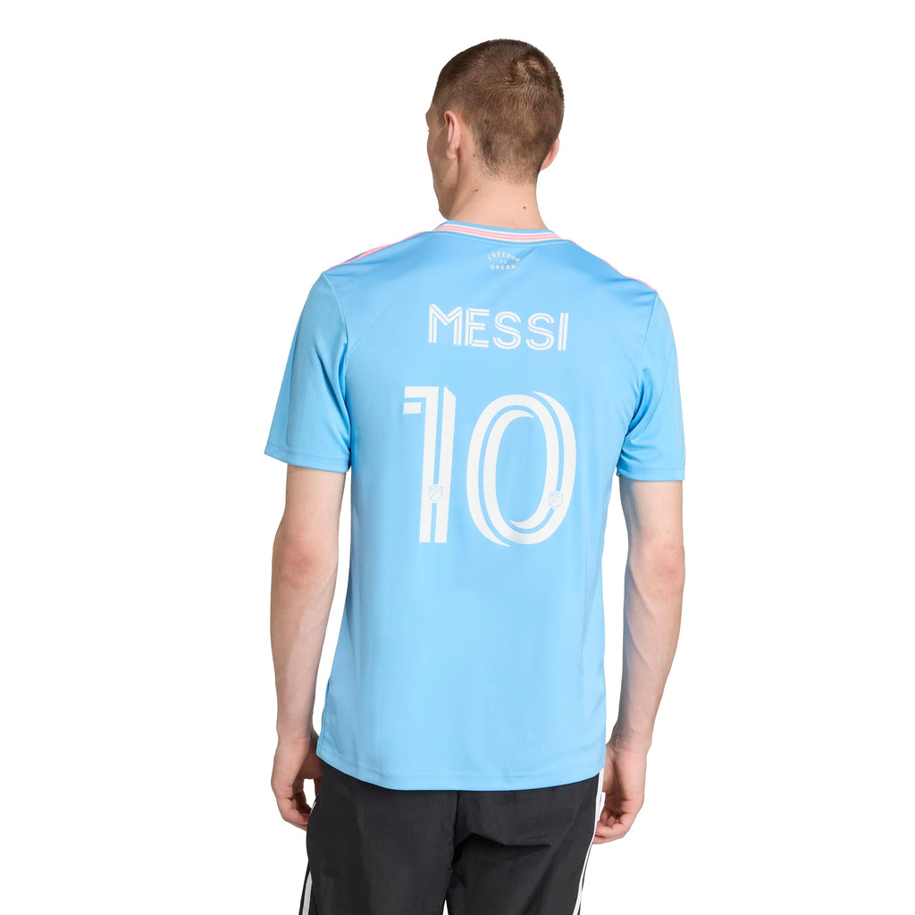 Lionel Messi Inter Miami FC MLS Adidas Men Blue 2025 Third Replica Jersey product image 4, provided for visual reference and