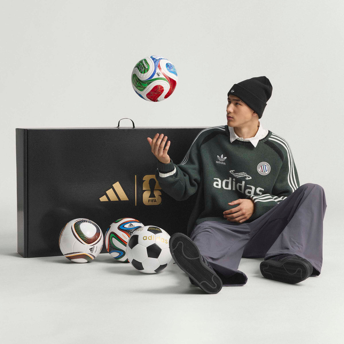 Adidas FIFA 1970-2026 World Cup Historical Pro Soccer Ball Set - Size 5 product image 8, provided for visual reference and