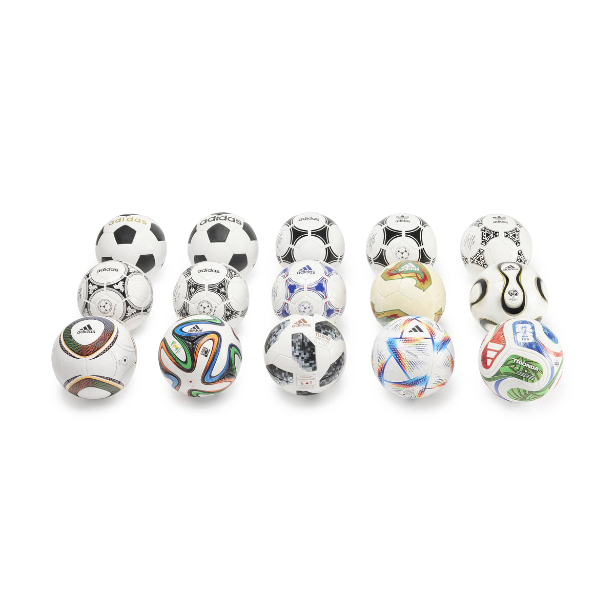 Adidas FIFA 1970-2026 World Cup Historical Pro Soccer Ball Set - Size 5 product image 13, provided for visual reference and