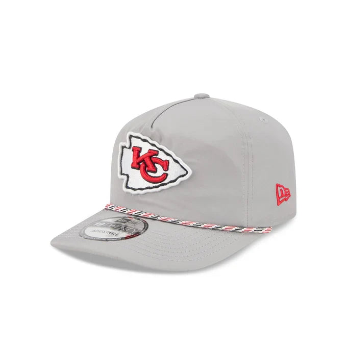 Kansas City Chiefs NFL New Era Men Grey 19Twenty Cord Snapback product image 1, provided for visual reference and product