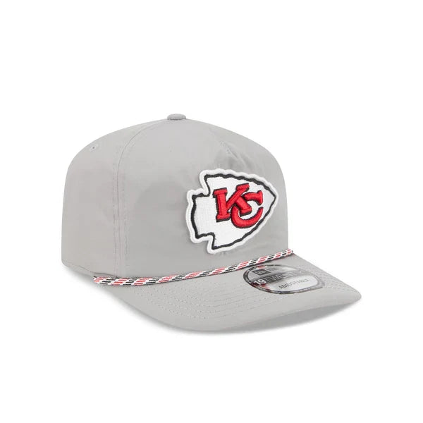 Kansas City Chiefs NFL New Era Men Grey 19Twenty Cord Snapback product image 4, provided for visual reference and product