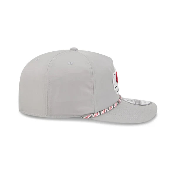 Kansas City Chiefs NFL New Era Men Grey 19Twenty Cord Snapback product image 6, provided for visual reference and product