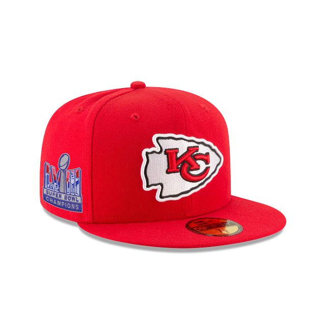 Kansas City Chiefs NFL New Era Men Red 59Fifty 2023 Super Bowl Champions Fitted Hat product image 1, provided for visual