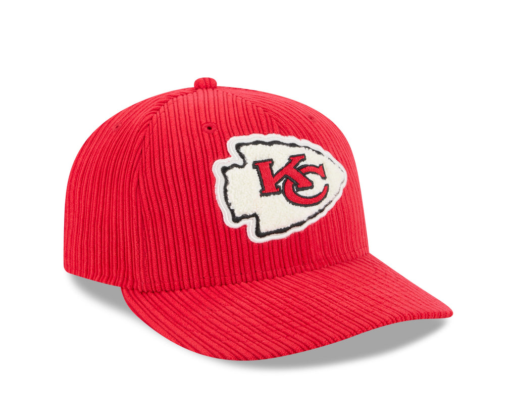 Kansas City Chiefs NFL New Era Men Red 59Fifty Chenille Pop Fitted Hat product image 4, provided for visual reference and