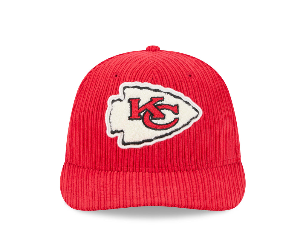 Kansas City Chiefs NFL New Era Men Red 59Fifty Chenille Pop Fitted Hat product image 3, provided for visual reference and