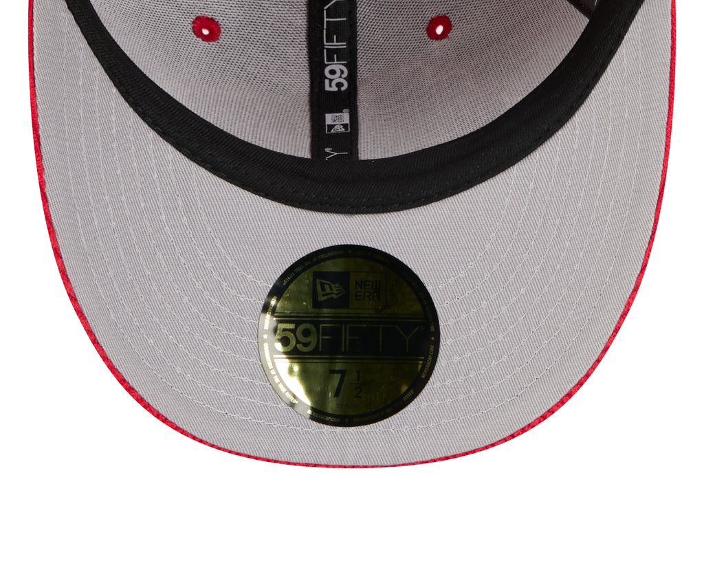 Kansas City Chiefs NFL New Era Men Red 59Fifty Chenille Pop Fitted Hat product image 7, provided for visual reference and