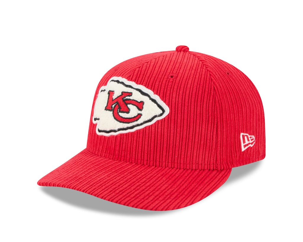 Kansas City Chiefs NFL New Era Men Red 59Fifty Chenille Pop Fitted Hat product image 1, provided for visual reference and