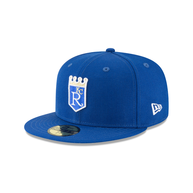 Kansas City Royals MLB New Era Men Royal 59Fifty Cooperstown 1971 Wool Fitted Hat product image 1, provided for visual