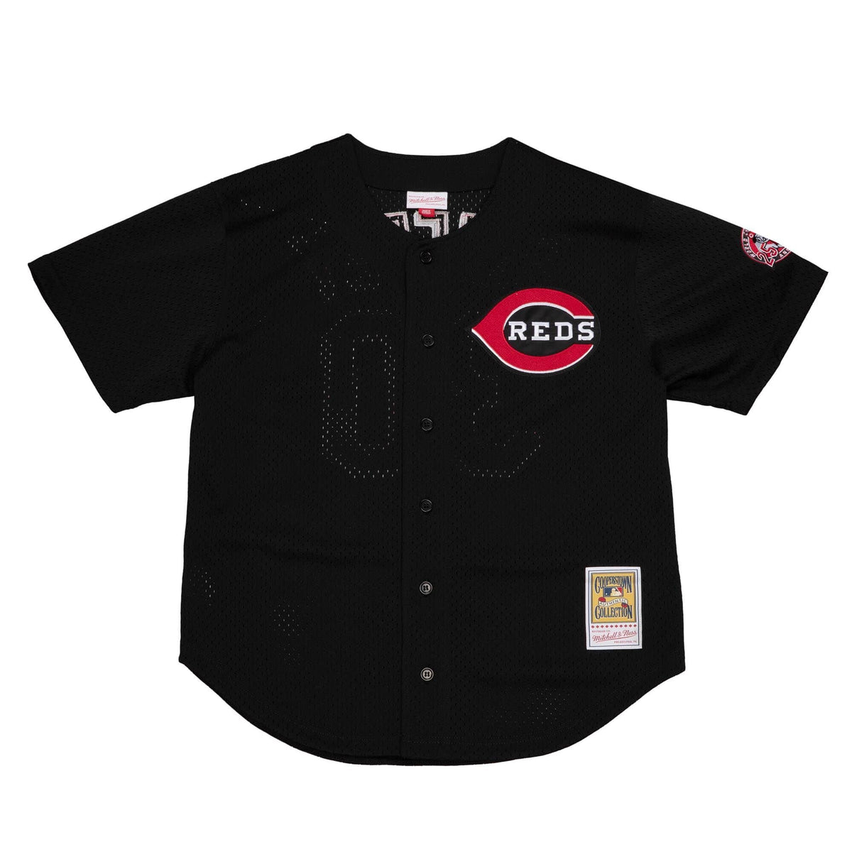 Ken Griffey Jr. Cincinnati Reds MLB Mitchell & Ness Men Black 2000 Authentic BP Jersey product image 2, provided for visual