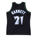 Kevin Garnett Minnesota Timberwolves NBA Mitchell & Ness Men Black 1997-98 Hardwood Classics Swingman Jersey product image