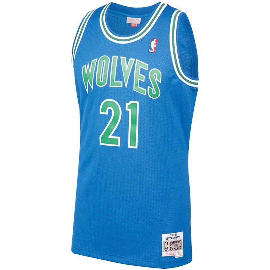Kevin Garnett Minnesota Timberwolves NBA Mitchell & Ness Men Royal Blue 1995-1996 Hardwood Classics Swingman Jersey product