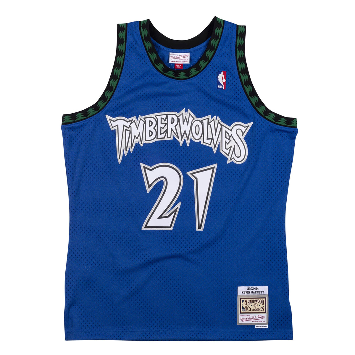 Kevin Garnett Minnesota Timberwolves NBA Mitchell & Ness Men Royal Blue 2003-04 Hardwood Classics Swingman Jersey product