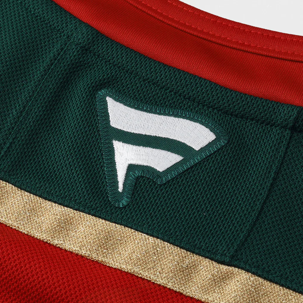 Brock Faber Minnesota Wild NHL Fanatics Branded Men White 25th Anniversary Premium Jersey product image 6, provided for
