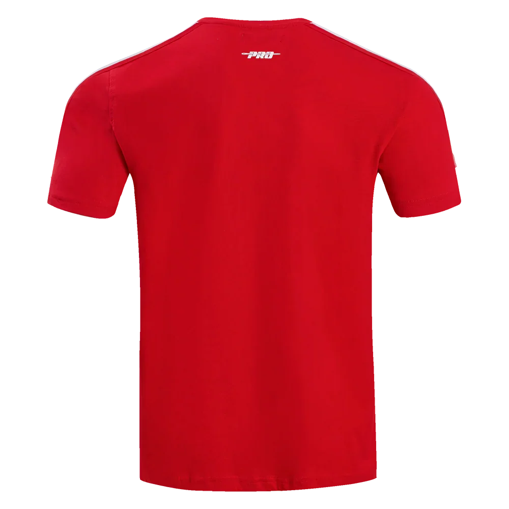 Montreal Expos MLB Pro Standard Men Red Cooperstown Retro Classic Striped Top T-shirt product image 4, provided for visual