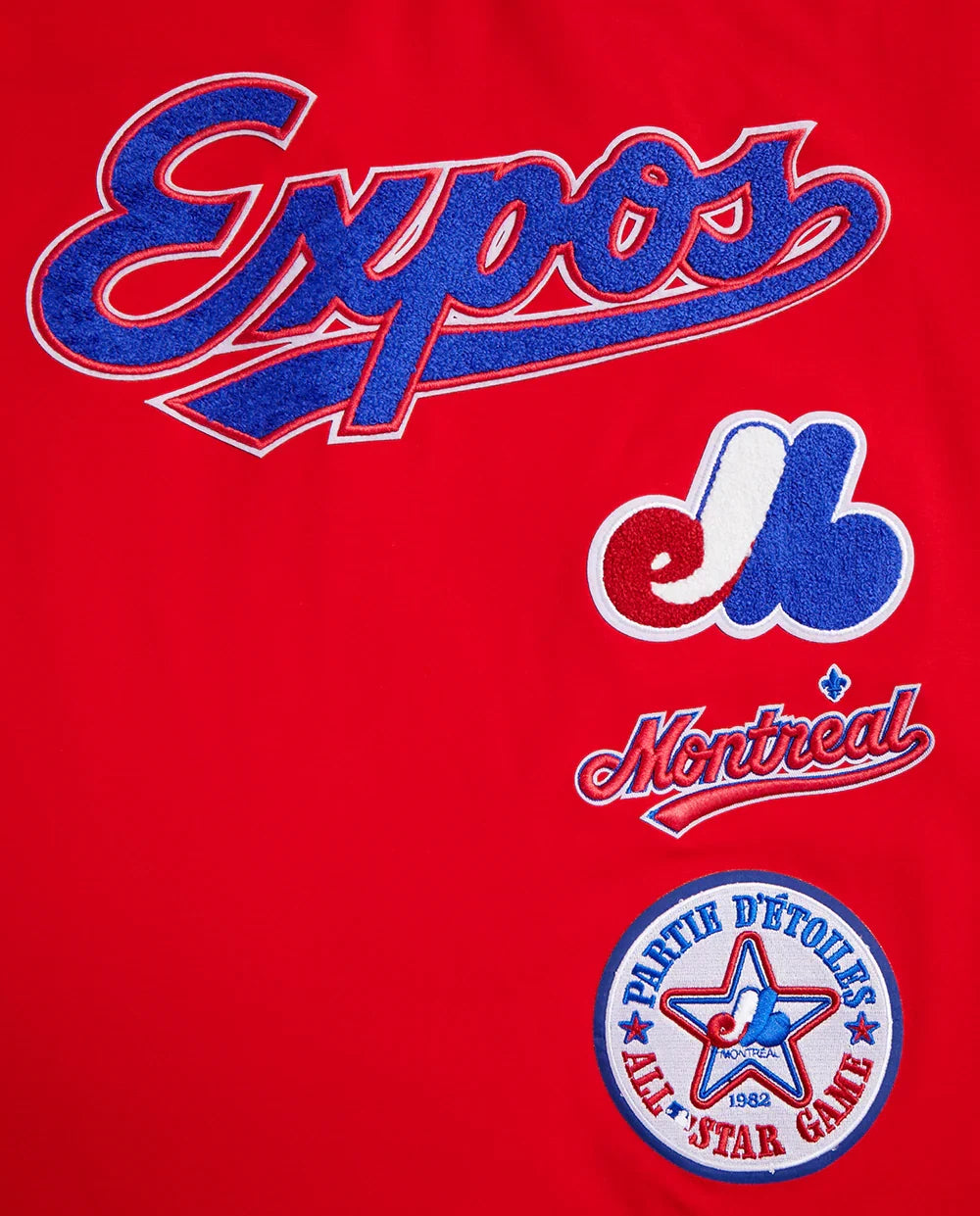 Montreal Expos MLB Pro Standard Men Red Cooperstown Retro Classic Striped Top T-shirt product image 3, provided for visual